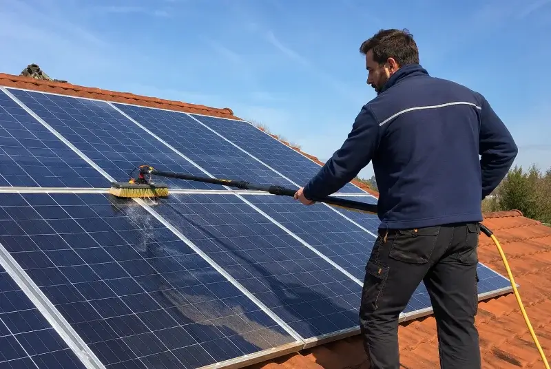 Nettoyage et entretien de panneaux solaires à Targasonne